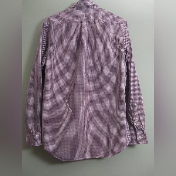 Ralph Lauren Button Up 100% Cotton Gingham Print Size Medium - Picture 2 of 5